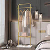 Modern Chic Gold Clothes Rail Corner Coat Rack Stand Handbag Tie Towels Rod Tree