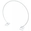 2M/2.2M/2.4M Removable Round Wedding Arch Metal Backdrop Flower Garland Frame