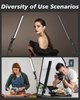 Photography Studio LED Lighting Kit with Light Stand Bag Soft Tube, 180°Adjustab