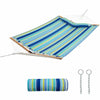 Double Size Outdoor Patio Quilted Hammock Folding Hammock with Detachable Pillow