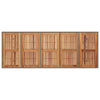 Garden Table with Acacia Wood , Grey, 240 x 90 x 75 , Poly J9A3