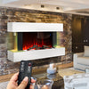 H Mantelpiece Wall Mounted Electric Fireplace HD Flames LED Fire Surrounds Suite