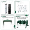 2X2M Garden Heavy Duty Pop Up Gazebo Marquee Party Tent Wedding Canopy W/4 Sides