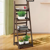 4 Tier Folding Ladder Shelf Bookcase Display Storage Rack Plant Stand
