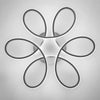 LED Ceiling Light Modern Aluminium Chandelier Lamp Kitchen Bed Living Room