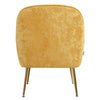 Velvet Scallop Shell Back Tub Chair Armchair Dressing Sofa Stool Bedroom Lounge