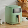 Green Air Fryer 8L Healthy Cooker Low Fat Oil Free Electric Oven Frying Chips UK