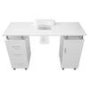 Professional Manicure Table Nail Technician Beauty Salon Station Storage Desk
