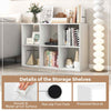 3-tier Freestanding Open Storage Organizer with Shelves