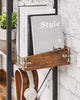 Rustic Wood Bookcase Bookshelf 5 Tier Industrial Storage Display Shelving Unit