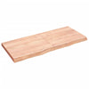 BaraSh Wall Shelf Brown 140x60x(2-6) Treated Solid Wood Oak,Wall Shelves, W7K7