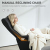Recliner Chair with Footstool, Swivel Recliner Armchair with Adjustable Back