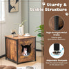 Industrial Cat Litter Box Enclosure Cat House Side Table Cat Washroom Furniture