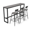Outdoor Garden Patio Bar Table Indoor Home Bistro Set With 2/3 High Bar Stools