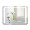 Bathroom Mirror with LED Light Illuminated Demister Anti-fog Touch Wall Mounted