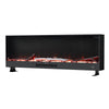 58inch Home Electric Fireplace Wall Mounted/Built-in LED Fire 12 Colour Flame UK