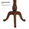 Solid Wood Coat Stand Heavy Duty Freestanding Hallway Coat Rack Tree w/ 8 Hooks
