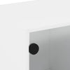 CIADAZ TV Cabinet with Glass Doors White 102x37x42 , Tv Unit, Tv Stand I3U8