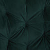 2X Green Velvet Bar Stools Kitchen Breakfast Stool Footrest 65 cm Padded Seat