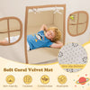 Indoor Play Tent Kids Play Tent w/Star Lights-Beige