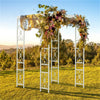 French Style Garden Arch Arbor Trellis Wedding Lawn Metal Gazebo Pergola Pavilio