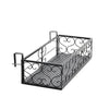 Metal Flower Holder Shelf Balcony Hanging Pots Basket Plant Garden Wall Storage