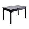 Wooden Dining Table with Stools Benches 120-160cm Extending Kitchen Dining Table