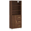 Gecheer Tall Storage Cupboard Vitrine Cabinet Bookcase Book Cabinet L4S3