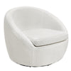 Teddy Fabric Swivel Chair Lounge Armchair Rotating Sofa Single Accent Tub Seat
