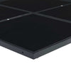 13 Piece Garden Dining Set Black Poly Rattan W0T5