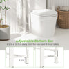 3-Tire Over-The-Toilet Storage Shelf Space Saving Shelf Metal Bathroom Organizer
