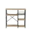 Microwave Stand Retro Kitchen Baker’s Rack Industrial Utility Storage Rack
