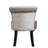 Soft Dressing Table Chair Vanity Makeup Stool Dining Seat Pouffe with Wood Legs
