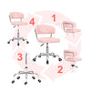 Home Computer Desk Office Study Chair Swivel Adjustable Comfortable Armless
