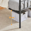 New Metal Bed Frame 3ft Single Platform Bedroom Furniture UK