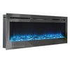 36/40/50/60'' Electric Fireplace LED Wall Mounted/Inset Fire Remote Heater Decor