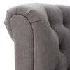 Upholstered Wing Back Armchair Velvet Quilted Wingback Single Sofa Cuddle Chairs