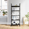 Bookcase 5 Tiers Book Shelf Shelving Display Storage Rack Wooden for Living Room