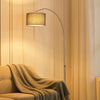 Modern Floor Lamp Adjustable Height Freestanding Metal Light Reading Light