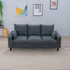 Modern L-Shaped Corner Sofa 2 3 Seater Armchair Couch With Footstool