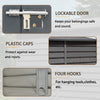 Metal Large Storage Garden Shed Bike Unit Tools Bicycle Store 270x144x202cm UK