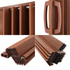 PVC Wood Effect Folding Door Internal Doors Accordion Concertina Sliding Door