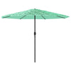 Garden Parasol with Steel Green 388x388x248 E2B4