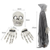 Men's Halloween Scream Horror Ghost Face Mask Hooded Costume Cosplay Fancy Dress