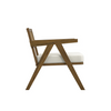 Walnut Upholstered Rattan Back Dining Chair Mid Century Scandinavian Kitchen