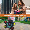 Electronic Drum Set for Kids, Uverbon Roll-Up Drum Kit with 9 Colorful Pads, 10