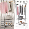 Heavy Duty Metal Clothes Rail Storage Garment Shelf Hanging Display Stand Rack