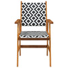 Garden Chairs 8 pcs Solid Acacia Wood vidaXL