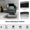Tufted Upholstered Living Room Chair Reading Armchair w/ Cushion