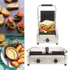 Commercial Panini Grill Press Electric Catering Toaster Sandwich Maker 1/2 Sided